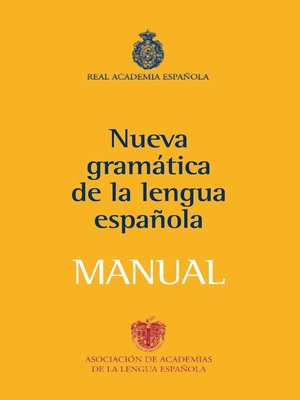 cover image of Manual de la Nueva Gramática de la lengua española